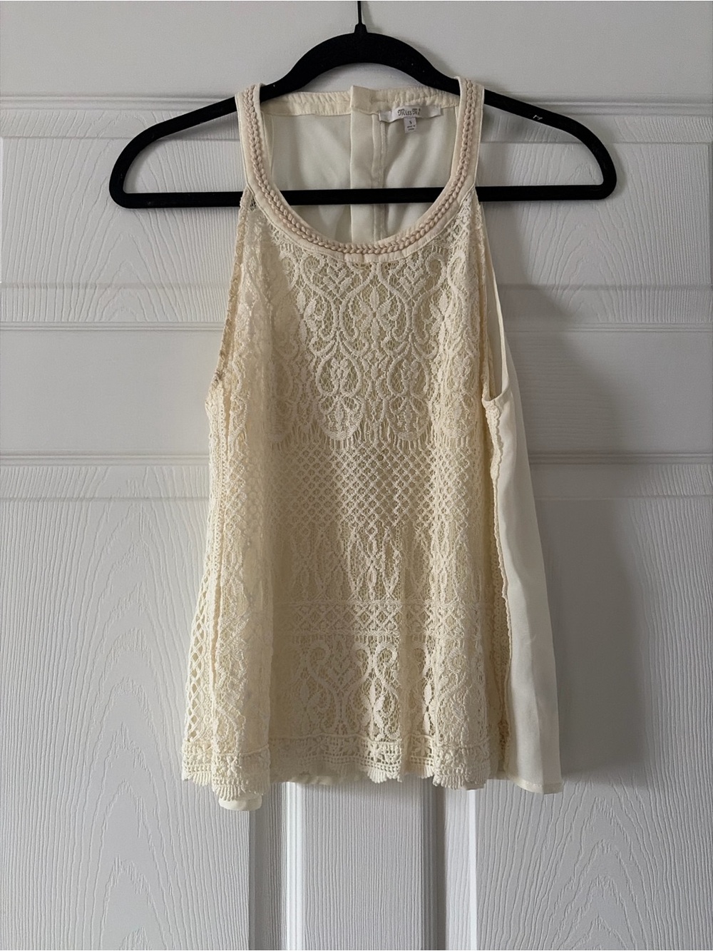 Miss Me Lace Tank Size Small